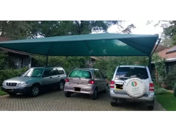 Cloth Parking Shade / Parking Shed / Car Port - Tripple / 3 cars